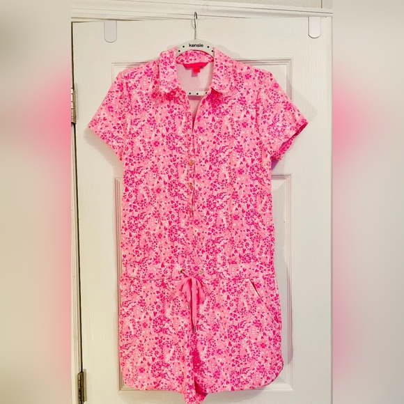 Lily Pulitzer Jorgie Terry Romper - Picture 4 of 8